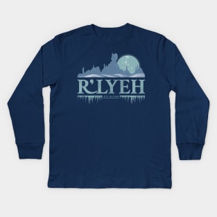 Call of Cthulhu R'lyeh Lovecraft Kids Long Sleeve T-Shirt